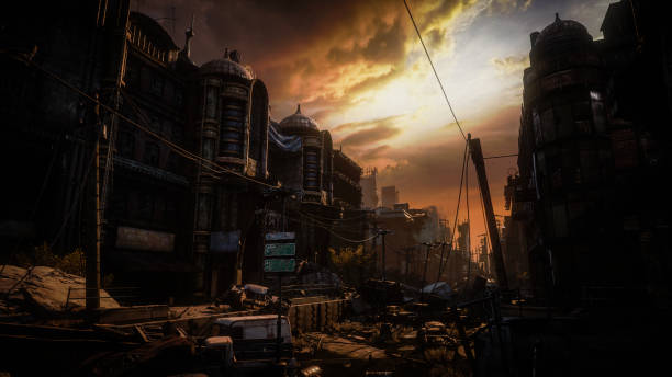 istock Post Apocalyptic Urban Landscape (Dusk/Dawn) 1278970108