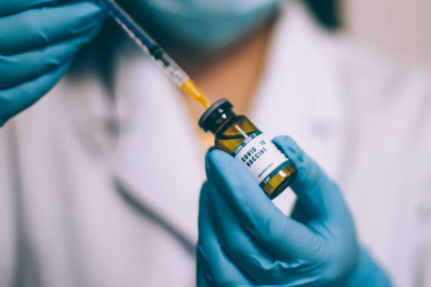 istock Vaccine and syringe injection It use for prevention, immunization and treatment from COVID-19 1278971439