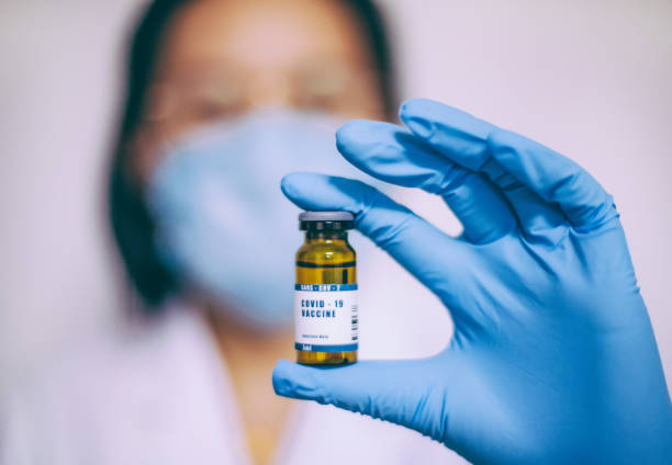 istock Vaccine and syringe injection It use for prevention, immunization and treatment from COVID-19 1278971497