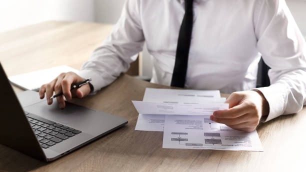 istock Businessman working laptop for new project. Business concept. 1278974947