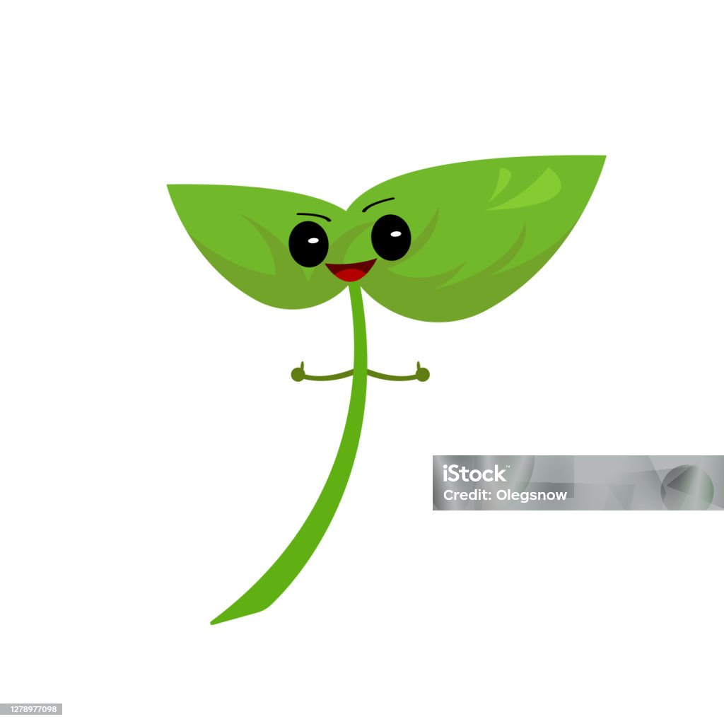Ilustración de Verde Brote Lindo Personaje De Dibujos Animados Con Ojos Negros Se Ríe En Un Fondo Blanco y más Vectores Libres de Derechos de Agricultura - iStock Ilustración de Verde Brote Lindo Personaje De Dibujos Animados Con Ojos Negros Se Ríe En Un Fondo Blanco y más Vectores Libres de Derechos de Agricultura - iStock