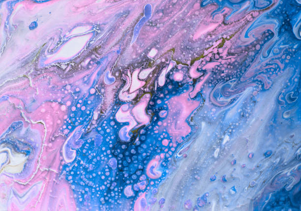 istock Marble texture. Acrylic colors. Colorful blots. Abstract background. 1278980912