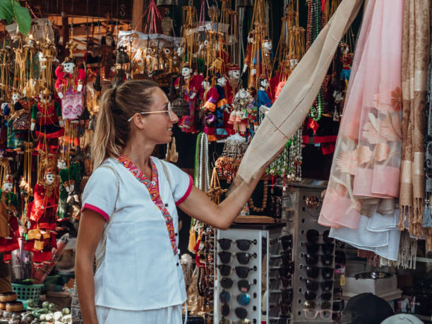 istock Woman visiting market in Bagan 1278982960