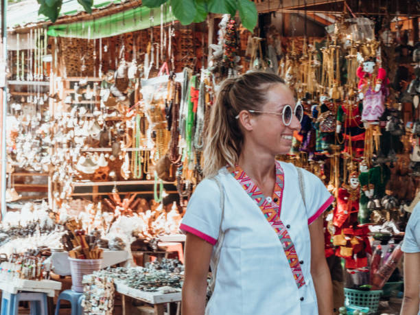 istock Woman visiting market in Bagan 1278983168
