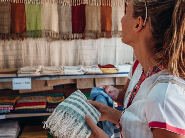 istock Woman visiting market in Bagan 1278983239