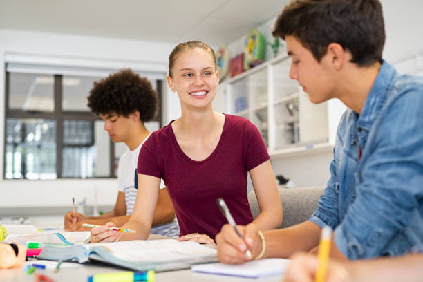 istock College classmates studying together in classroom 1278984796