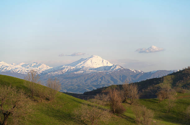 Beautiful view of Galierash Mountain in the evening.