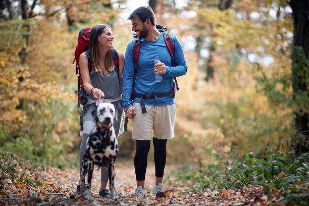 istock Couples hiking together; Active lifestyle concept 1278993409