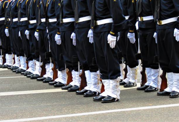 istock The military parade for Independence day. 1279003197