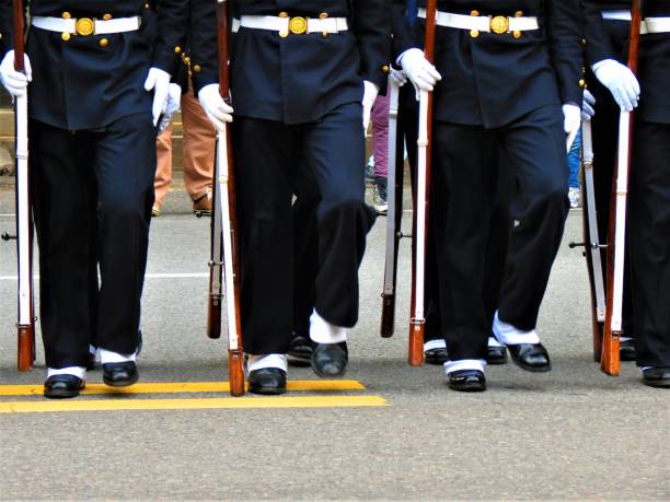 istock The military parade for Independence day. 1279003937