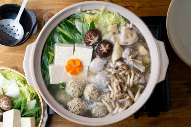 istock Chicken Nabe, japanese hot pot 1279010085
