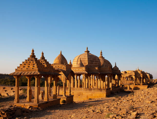istock Ancient Bada Bagh cenotaphs in Jaisalmer, Rajasthan state, India 1279019054