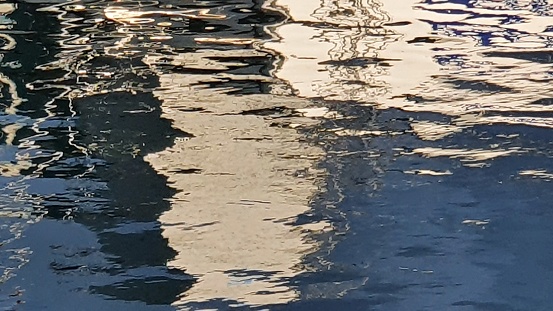 Abstract patterns in water