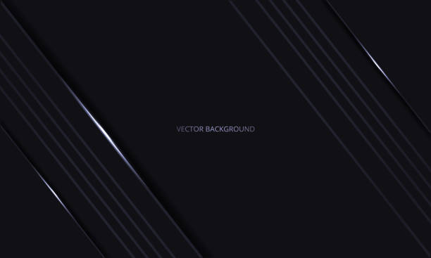 istock Black luxury modern abstract background with shadows and light lines. Dark design futuristic luxury modern backdrop. 1279021753