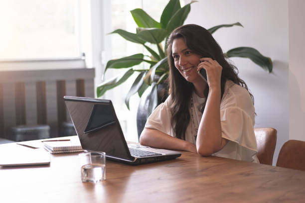 istock Young woman in a office. 1279026715