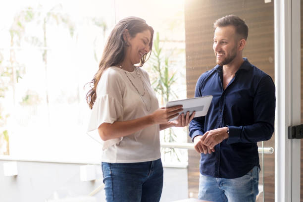 istock Man and woman in a office. 1279028498
