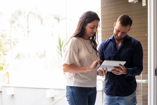 istock Man and woman in a office. 1279028738