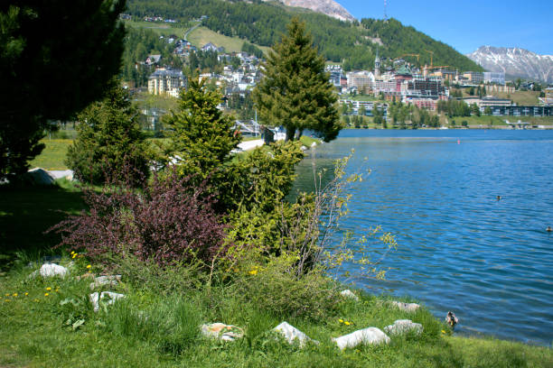 istock Saint Moritz in Switzerland 27.5.2020 1279032169