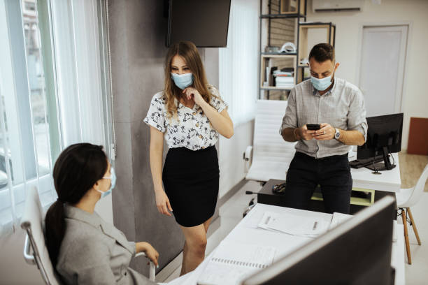 istock Small group of people working in the office 1279032277
