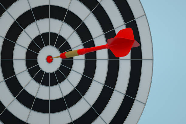 istock Dart in Bull's Eye 1279034312