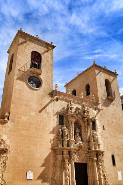 istock Santa Maria Church facade under clear sky 1279034586