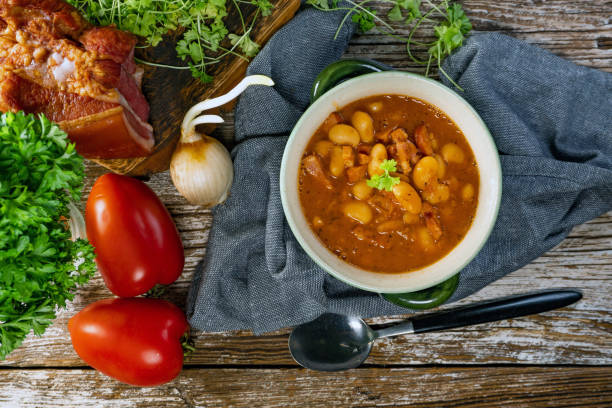 istock Baked beans in tomato sauce. 1279039067