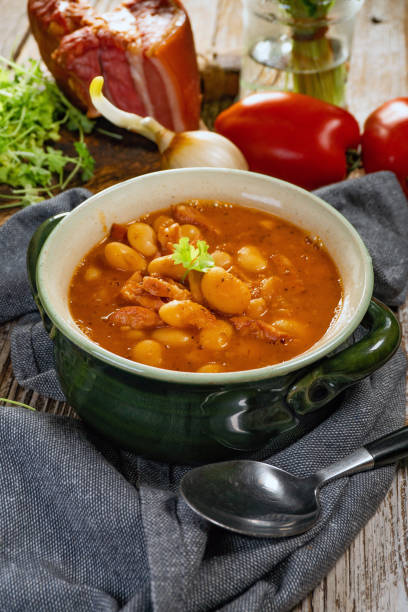 istock Baked beans in tomato sauce. 1279039077