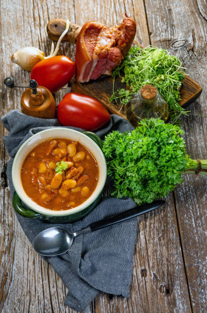istock Baked beans in tomato sauce. 1279039112