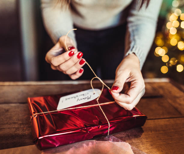 istock making the package for the christmas gift 1279040243