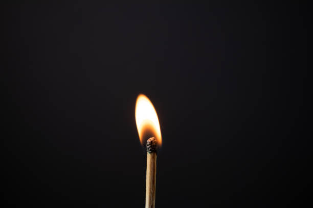 istock Matchsticks has ignited, showing fired light up in isolated. 1279042842