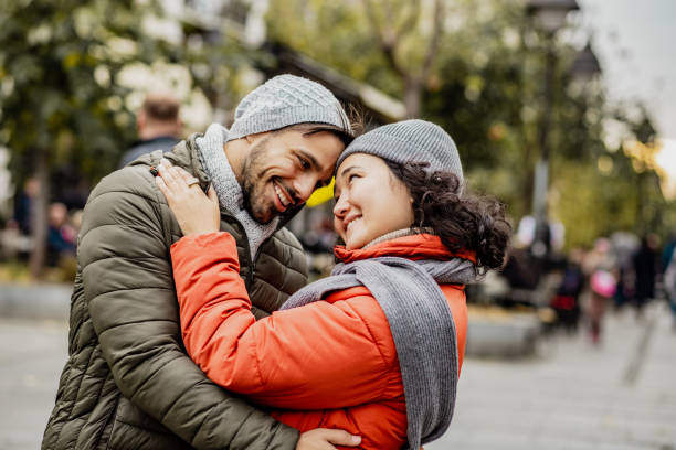 istock Young couple enjoying outside 1279043760