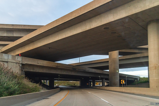 Group of Highway Overpasses