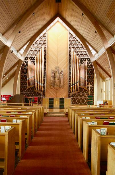 istock Sanctuary Of A Lutheran Church 1279055591