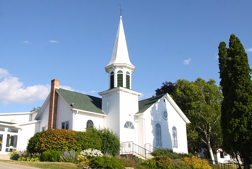 Ephraim Moravian Church in Ephraim Wisconsin