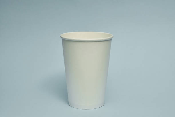 istock Paper cup. Recycling. Eco-friendly disposable tableware. Eco dishes 1279059073