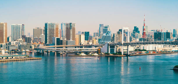 istock Rainbow Bridge in Odaiba, Japan 1279062143