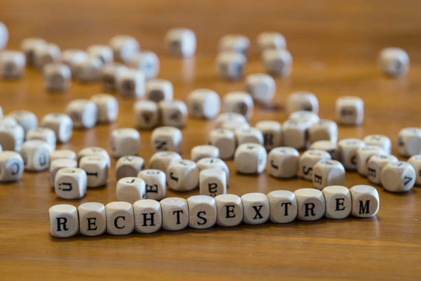 istock Wooden Letters Extreme Right-Wing german 