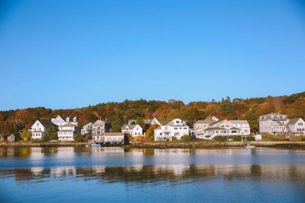 istock Boothbay Harbor in Autumn 1279077095