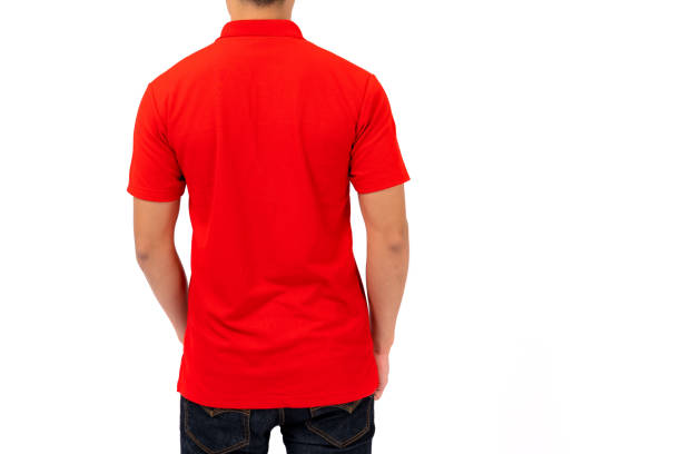istock T-shirt design, Young man in Red shirt 1279078144