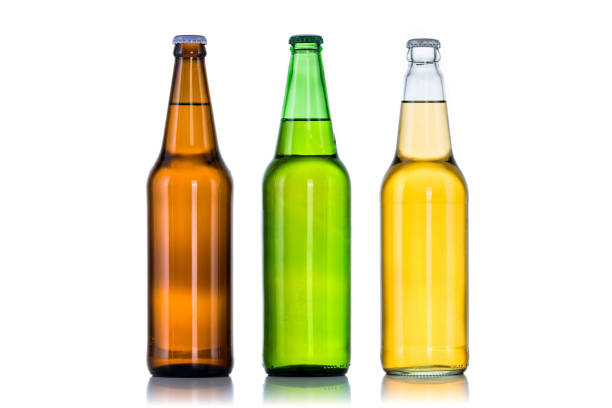 istock Group of Three bottles of beer 1279078933