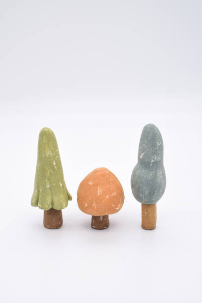 istock Miniature trees made of clay. 1279090467