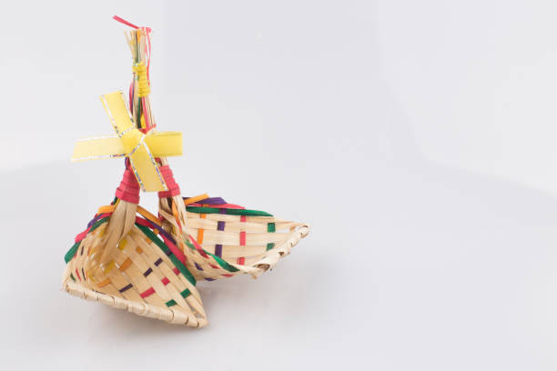 istock Korean traditional packaging and lucky bag on white backround. 1279093555