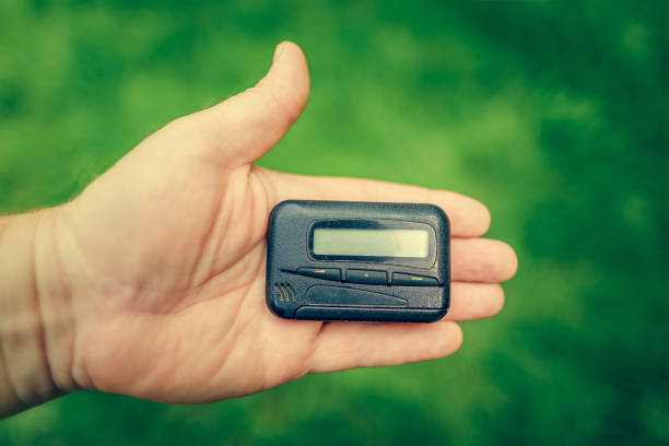 istock vintage technique. vintage gadget pager 1279097645