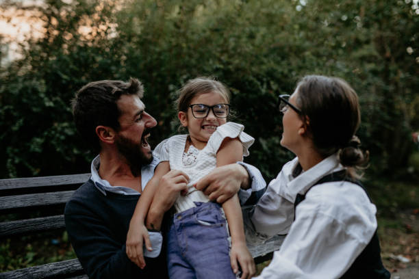 istock Who loves daddy's tickles 1279103019
