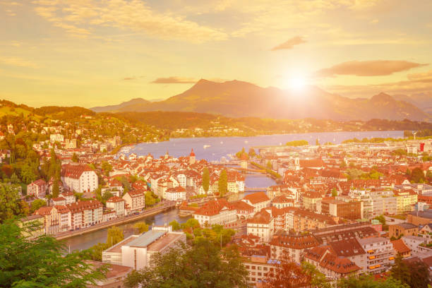 istock Lucerne skyline aerial 1279104402
