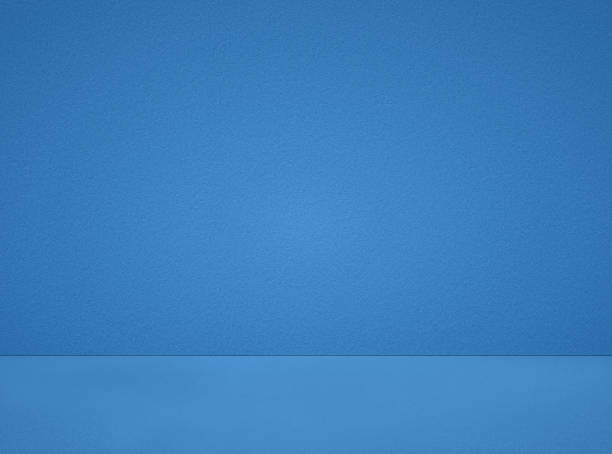 istock Abstract textured horizontally divided two pastel blue tones retro background. 1279104987
