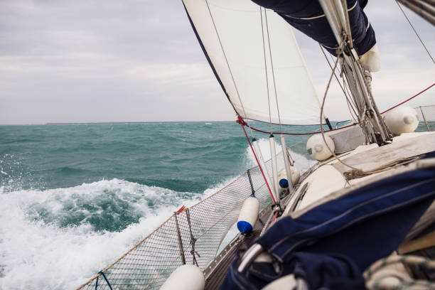 istock Sailing boat in adriatic sea, Italy. 1279111813