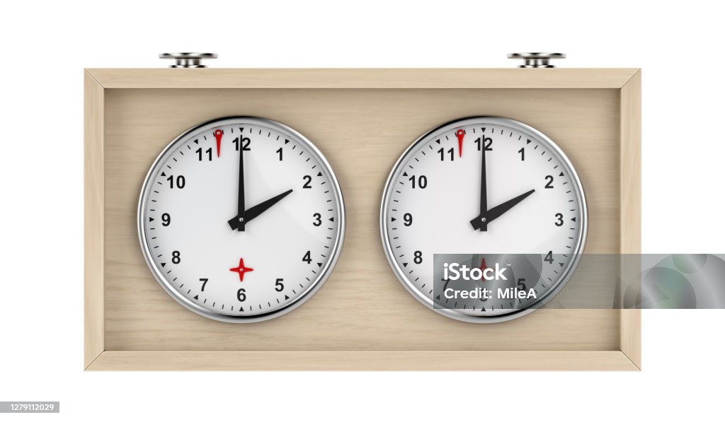 Foto de Relógio De Xadrez Analógico e mais fotos de stock de Tempo - Tempo,  Xadrez - Jogo de tabuleiro, Jogo de lazer - iStock