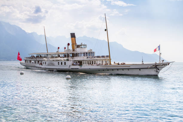 istock Cruiser ship, Geneva lake, Switzerland 1279112238