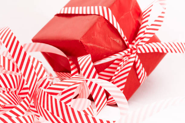 istock Christmas gift with ribbon 1279112312